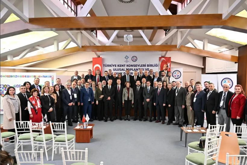 17. Dönem Türkiye Kent Konseyleri Birliği Devir Teslim Töreni Kapsamında Belediye Başkanları Ağırlandı